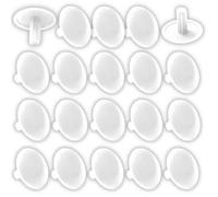 Cache vis - cyclingcolors - Universel - Blanc - Lot de 20 - Plastique 2.5mm x 10mm