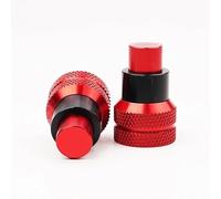 Cache-vis de réglage d'extrémité de chaîne de Roue arrière de Moto for Honda CB 500/600F Hornet 600 900 CBR400R CB400F NX400 NX500 NC750S(Red)