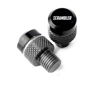 Cache-vis de rétroviseur de moto Pour Ducati Scrambler 800 1100 ICON Bouchons De Rétroviseur En Aluminium Desert Sled 2017-2023 - Vis Et Boulons(W-4)