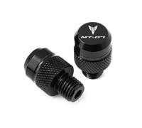 Cache-vis de rétroviseur de moto Pour MT-07 2017-2025 M10*1,25 Accessoires Moto : Bouchons De Rétroviseur En Aluminium CNC, Vis, Boulons Et Caches(W-2)
