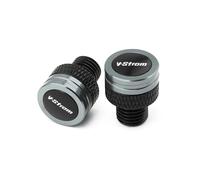 Cache-vis de rétroviseur de moto Pour V-Strom DL650 DL 650 Vstrom XT 2011-2023 Accessoires Moto M10 Bouchons De Rétroviseur En Aluminium Vis Boulon(W-4)