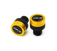 Cache-vis de rétroviseur de moto Pour YZFR7 2015-2025 Accessoires Moto CNC M10*1.25 Vis En Aluminium Boulons Trou De Rétroviseur Bouchons Capuchon(W-5)