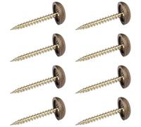 Cache-vis élégants de style vintage, pratique pour l'installation de meubles en bois, design de perçage facile à saisir, utilisation quotidienne, clous décoratifs en laiton