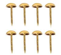 Cache vis en laiton pour fixation et décoration résistant à la rouille aspect rétro chic diamètre 15mm pour miroirs cadres meubles et décoration murale lot de huit ensembles avec vis adaptées-Huit