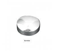 Cache-vis laiton chromé - sphérique - ø 15 mm - 25 pièces FERRASSE