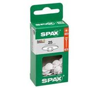 Cache-vis vis T20 blanc ø12 mm - 25 pièces