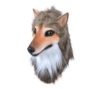 Cache-Visage Horreur Accessoires De Rôle Loup Effrayant Latex Réaliste