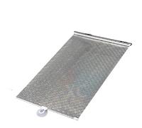 Cache Vitre Voiture Pare-Soleil Extensible pour Pare-Brise de Voiture, rétractable, en Aluminium, réfléchissant, Anti-UV, pour l'été(40x125cm)