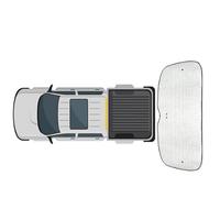 Cache Vitre Voiture pour Isuzu D-Max 2018-2025, Protection UV, Rideau pour Vitres Latérales Pare-Soleil De Voiture(1pc Rear)