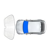 Cache Vitre Voiture pour Jeep pour Grand pour Cherokee WK2 2011-2021, Protection UV, pour Vitres Latérales Pare-Soleil De Voiture(1pc Front)