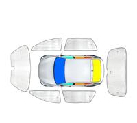 Cache Vitre Voiture pour Volvo XC40 2018-2025, Protection UV, Rideau pour Vitres Latérales Pare-Soleil De Voiture(8pcs Whole Car)