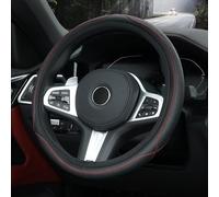 Cache Volant Voiture pour Skoda Scala RapiFelicia Superb Yeti Scout, Housse de Voiture Microfibre Cuir Antidérapant Véhicules Couvre Respirant Protege Accessoires,Red (Circular Pattern)