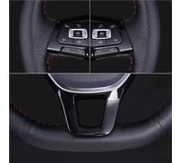 Cache Volant Voiture Pour VW Pour Golf 4 IV Pour Passat Pour B5 Pour Variant Pour Polo Pour Skoda Pour Seat Pour Leon Pour MK1 Housse Volant Voiture Perforée(Yellow Thread)