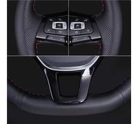 Cache Volant Voiture Pour VW Pour Golf7 Pour GTI Pour Golf Pour R Pour MK7 Pour Polo Pour Scirocco Housse Volant Tressée(Blue Thread)