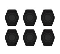 Cache Webcam Anti-espionnage Adhésif Noir 6 Pièces pour USB | ABS Haute Résistance, Petit Format Soigné, Protège L’objectif, pour Télétravail, Visioconférence, Tablette