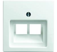 Cache x2 Busch-Jaeger 1803-02-914 blanc-alpin