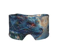 Cache-yeux avec imprimé dragon magique pour la sieste, le voyage, le yoga, le voyage, le bureau, l'avion