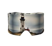 Cache-yeux avec imprimé phare ancien pour la sieste, le voyage, le yoga, les yeux bandeau, voyage, bureau, sieste, avion