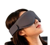 Cache-yeux bloquant la lumière - Bandeau pour les yeux 3D | Couvre-yeux de couchage avec sangle réglable - pour voyage, relaxation, avion, voyage en voiture, vacances, yoga, femme, homme