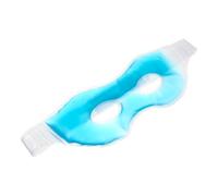 Cache-yeux Confortable Réutilisable en PVC Gel Bleu pour Contemplation | Compresse Froide, Respirant et Souple une Fois Refroidi, Forme Simple, pour Sieste et Repos