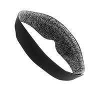 Cache-yeux de nuit, bandeau doux et respirant avec sangle réglable, lunettes de voyage, aide au sommeil pour femme, homme, vol, train, voiture, bureau, maison, noir, couverture de relaxation