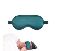 Cache-yeux de sommeil - Masque de sommeil - Masque de sommeil - Masque pour les yeux en soie - Blacckout Night Blindfold Travel Night Eyeshade | Couverture des yeux lisse, douce et respirante |