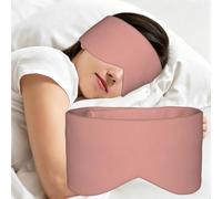 Cache-yeux double face avec imprimé argile pour voyage et sieste quotidienne