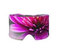 Cache-yeux et oreilles avec fleur rose, papillon violet, 1 imprimé - Bloque le bruit - Pour adultes, enfants, hommes et femmes