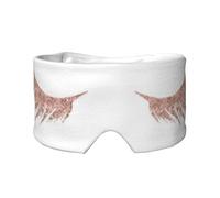 Cache-yeux et oreilles avec imprimé cils or rose, occultant, bloquant le bruit, pour adultes, enfants, hommes et femmes