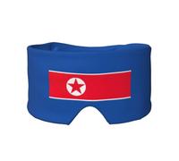 Cache-yeux et oreilles avec imprimé drapeau coréen - Doux et occultant - Pour adultes et enfants