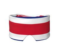 Cache-yeux et oreilles avec imprimé drapeau du Costa Rica - Occultant - Bloque le bruit - Pour adultes, enfants, hommes et femmes