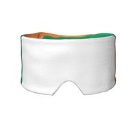 Cache-yeux et oreilles avec imprimé drapeau irlandais - Occultant - Bloque le bruit - Pour adultes, enfants, hommes et femmes