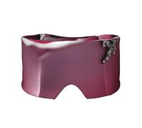 Cache-yeux et oreilles avec imprimé rose en gros plan - Bloque le bruit - Pour adultes, enfants, hommes et femmes