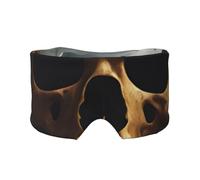 Cache-yeux et oreilles avec imprimé tête de mort pour Halloween, motif tournesol, bloquant le bruit, pour adultes, enfants, hommes et femmes