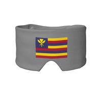 Cache-yeux et oreilles avec motif drapeau du royaume d'Hawaï - Doux et occultant - Pour adultes et enfants
