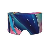 Cache-yeux et oreilles colorés avec motif ciel étoilé et dauphin - Occultant - Bloque le bruit - Pour adultes, enfants, hommes et femmes