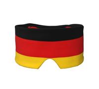 Cache-yeux et oreilles imprimé drapeau de l'Allemagne pour adultes et enfants pour dormir, voyage, maison, bureau - Aide pour une sieste reposante