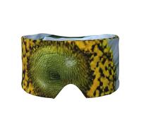 Cache-yeux et oreilles occultants avec imprimé marguerites blanches, bloquant le bruit, pour adultes, enfants, hommes et femmes