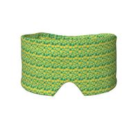 Cache-yeux et oreilles pour adultes avec imprimé ananas doré - Doux et occultant - Pour dormir, maison, bureau, voyage