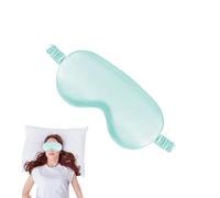 Cache-yeux - Imitation soie, 20,5 x 9,5 cm, bandeau de nuit doux et respirant pour un sommeil confortable | Design léger réglable bloque efficacement la lumière, sommeil pour la maison, les voyages
