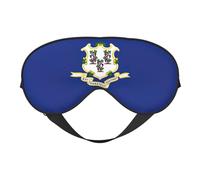 Cache-yeux imprimé drapeau de l'État du Connecticut pour homme et femme