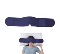 Cache-yeux lesté, respirant bloquant la lumière, couvre-yeux double face avec perles et rembourrage en coton | pour homme et femme, voyage, détente, sieste, avion