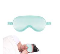 Cache-yeux occultant de 9 cm, sangle élastique confortable, ombre à paupières de voyage, confortable et confortable | Housse de sommeil portable pour vol, train, hôtel, bureau, relaxation
