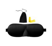 Cache-yeux occultant doux avec sangle réglable - Bloque la lumière 3D - Pour la maison, les voyages, le yoga, la sieste, la relaxation, le bureau