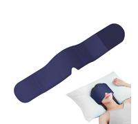 Cache-yeux pour dormir - Bandeau anti-lumière, couvre-yeux double face avec perles et rembourrage en coton, pour voyage, relaxation, sieste, yoga, avion