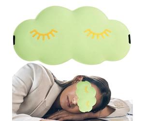 Cache-yeux pour dormir - Cache-yeux en mousse en forme de pour dormir - Bandeau ergonomique pour le sommeil - Couverture de sommeil multifonction pour le camping