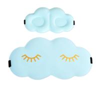 Cache-yeux pour dormir, plis aveugles pour dormir, en mousse en forme de nuage, housse de couchage ergonomique multifonctionnelle, avec réglable pour le lit