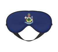 Cache-yeux pour homme et femme Motif drapeau de l'État du Maine