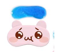 Cache-Yeux Pour Le Sommeil Des - Masques de Nuit Occultants avec Gel Glacé,Cache-Yeux Mignon Au Design Cartoon,Pour le Voyage en Avion la Sieste la Relaxation et le Repos