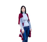 Cachemire Mélange Étole Femme Made In Italy Laine Mérinos Cachemire Noir Beige Blanc Gris Écharpe Écharpe Homme Chaud Châle Taille Unique Cape Pashmina Shrug